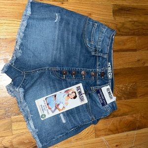 Jean shorts high rise